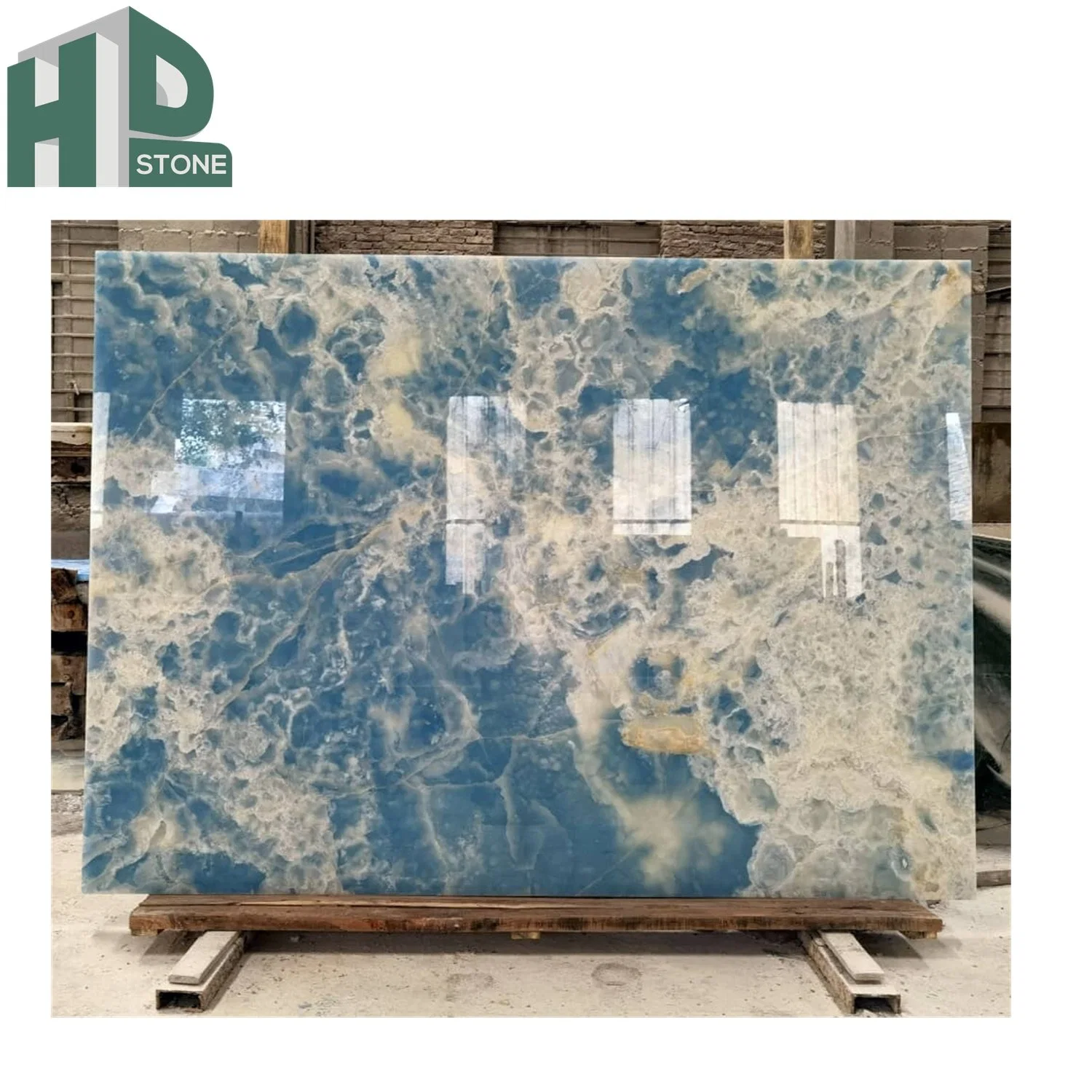 Blue Onyx Marble Stone for Project and Club