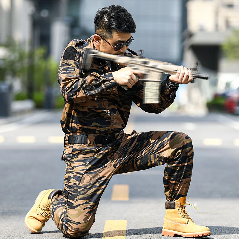 Outdoor Men's Tactical Camouflage Suit 728 All-Terrain Camouflage Uniform