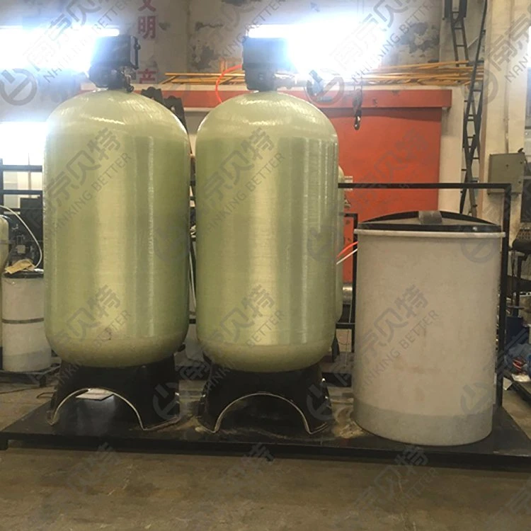 Resin Exchange Industrial Water Softener System Wtih FRP Tank