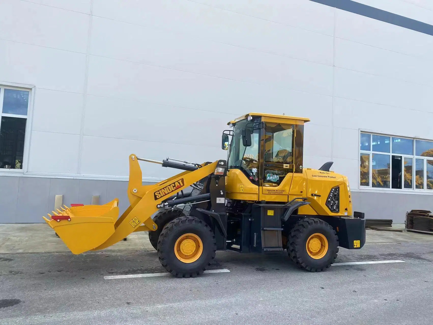 Good New 1.6 Ton Wheel Loader Trucks with Japanese Engine Auto Transmission