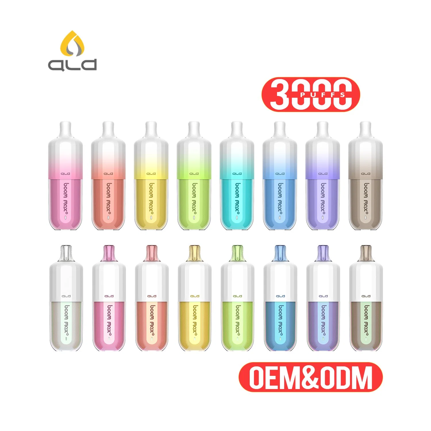 Ald 2023 New Arrival OEM/ODM Vape Wholesale/Supplier I Empty 3000 Puffs 8ml Vaper Type-C Fruit Flavors Elf Disposable/Chargeable Hookah Shisha Pen