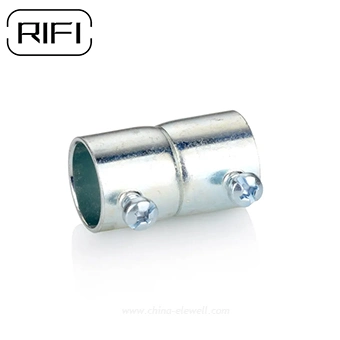 3/4" Zinc Die Cast / Aluminum / Steel EMT Set Screw Coupling for EMT Conduit Connection