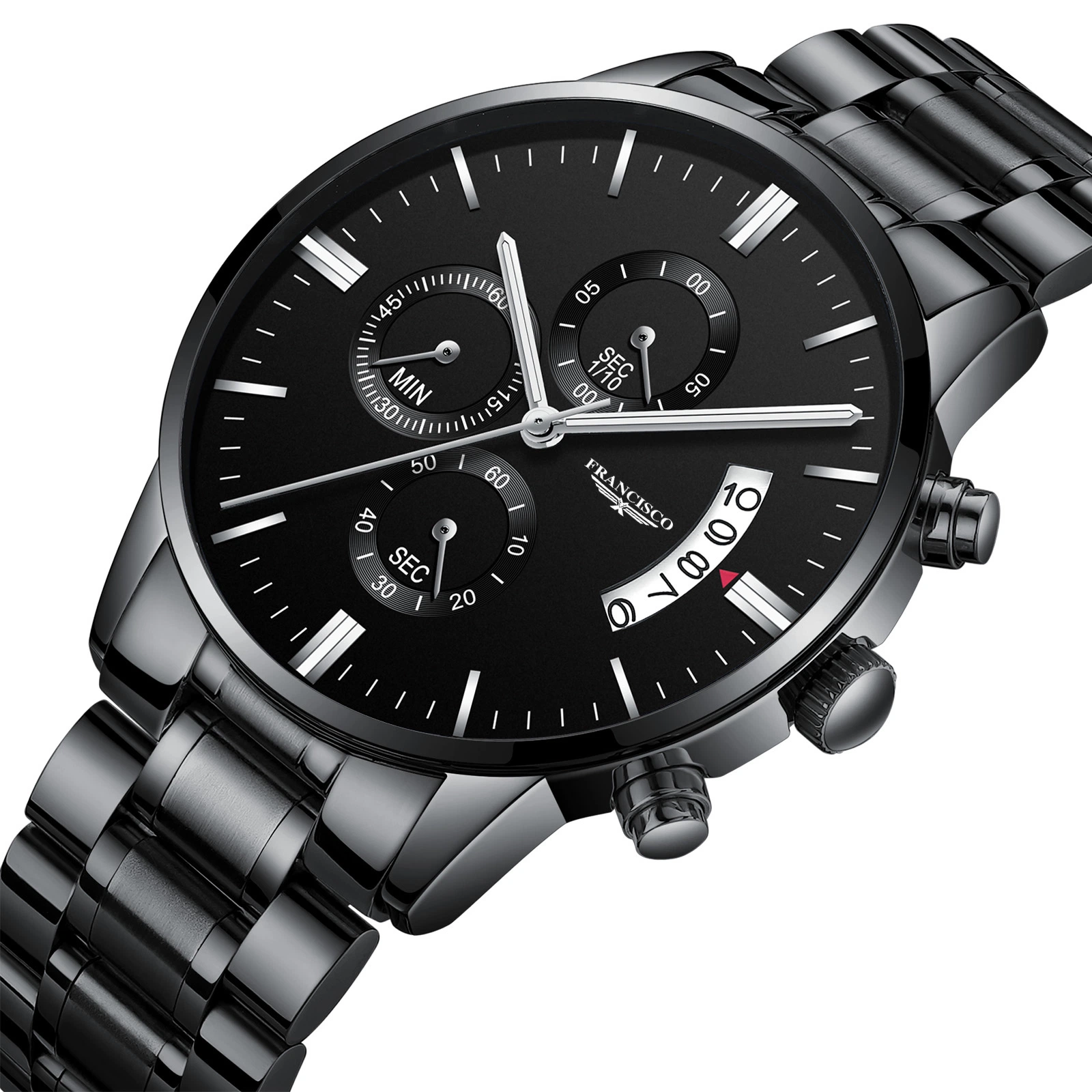 Оптовая роскошь водонепроницаемый Часы Мода хронограф мужчины′ S Luxury Quartz Наручные часы