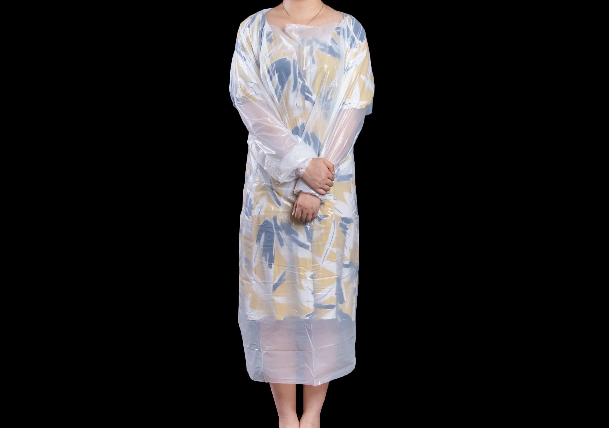 ISO 13485 CPE Medical Hospital Waterproof Gowns Disposable