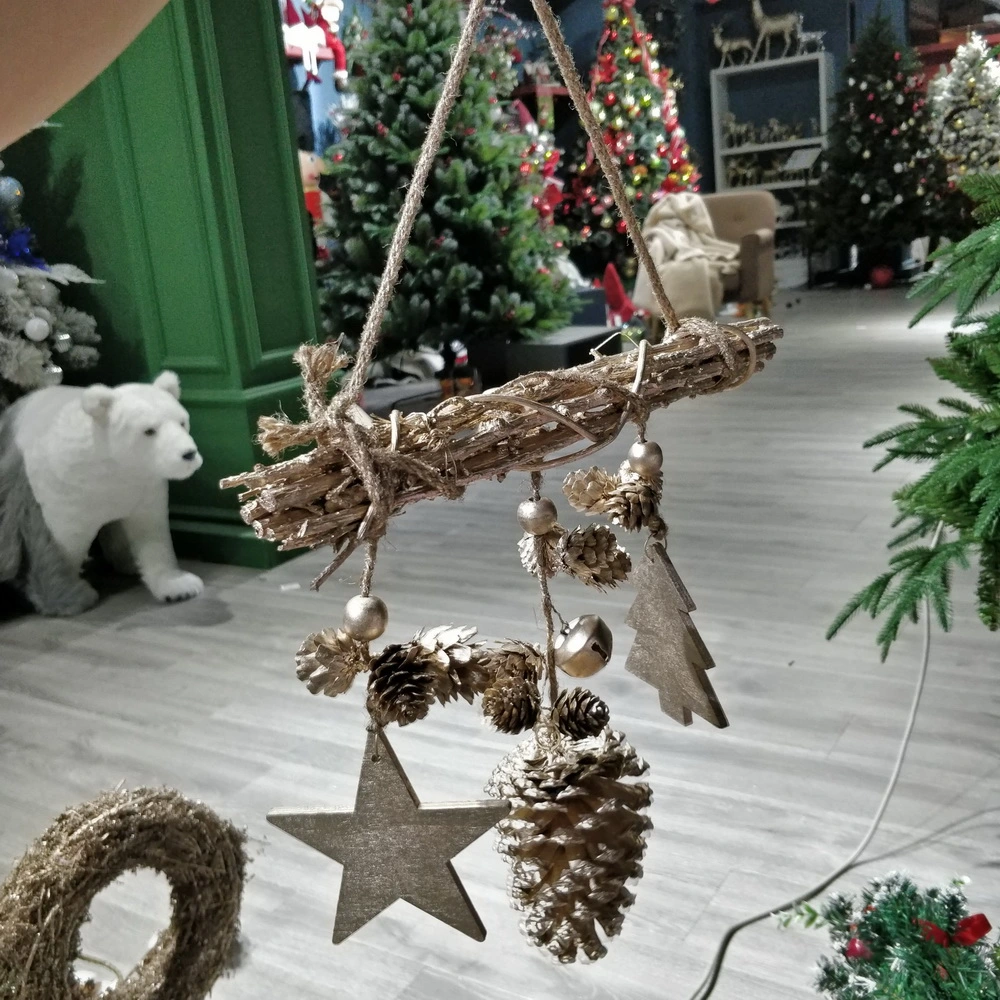 Wholesale/Supplier DIY Christmas Ornament for Christmas Decoration Decorative Wreath Hanging Branch