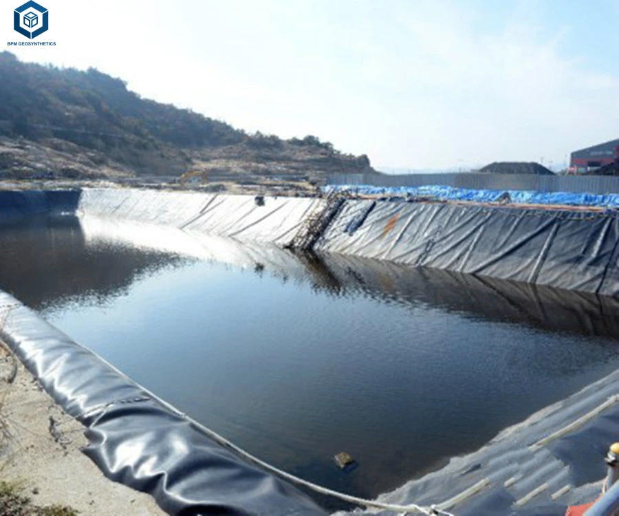 GM13 100% de la Virgen de polietileno de alta densidad de plástico impermeable Anti-Seepage estanque de peces de HDPE de textura suave forro de geomembrana para vertederos de la camisa del dique del Lago de minería de datos