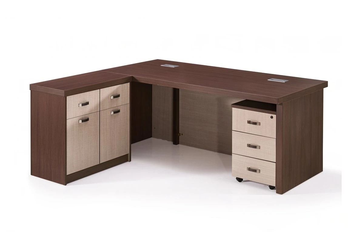 Modern Office Furniture Desk L Shape Furniture Office Table China Manufacture Wooden Furniture