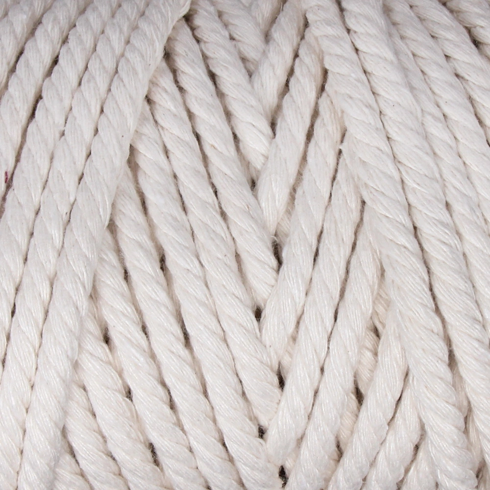 Bulk Macrame Cord 2mm 3mm 4mm 5mm Geflochtene flache Baumwolle Seil