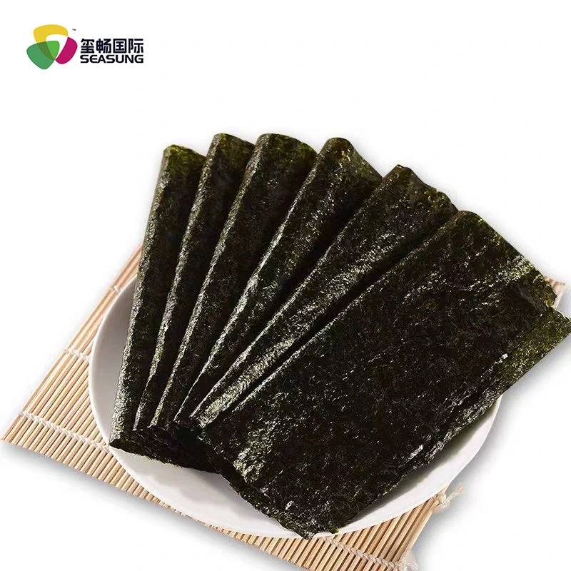 Factory Japanese Foodstuff OEM Roasted Sushi Yaki Nori Algae Bulk Laver