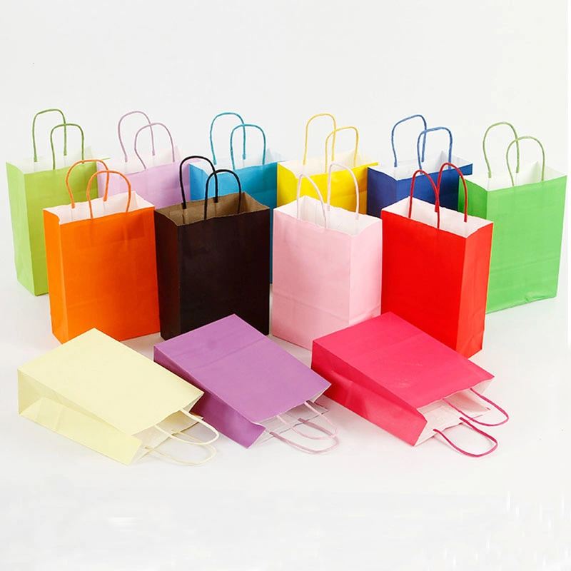 الصين مصنع بالجملة عالية الجودة الطباعة المخصصة موضة التسوق التغليف حقيبة هدايا ورقية للتجميل/الملابس/الهدايا