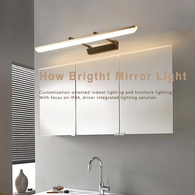 Comment Bright Nouvelle LED 7W Salle de bains miroir miroir de maquillage décoratifs de la lampe témoin