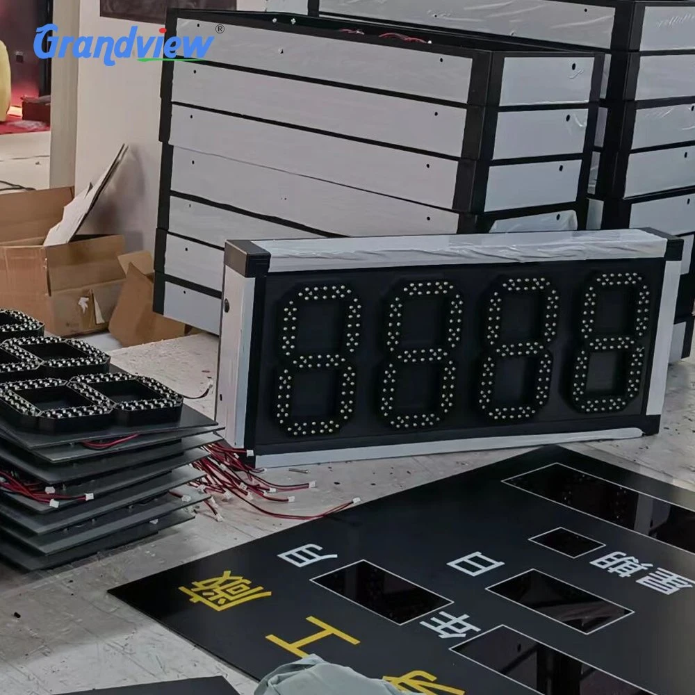 Wholesale/Supplier 7 Segment LED Display Outdoor Gas Station Price Signs for Sale Petrol Station Price Board