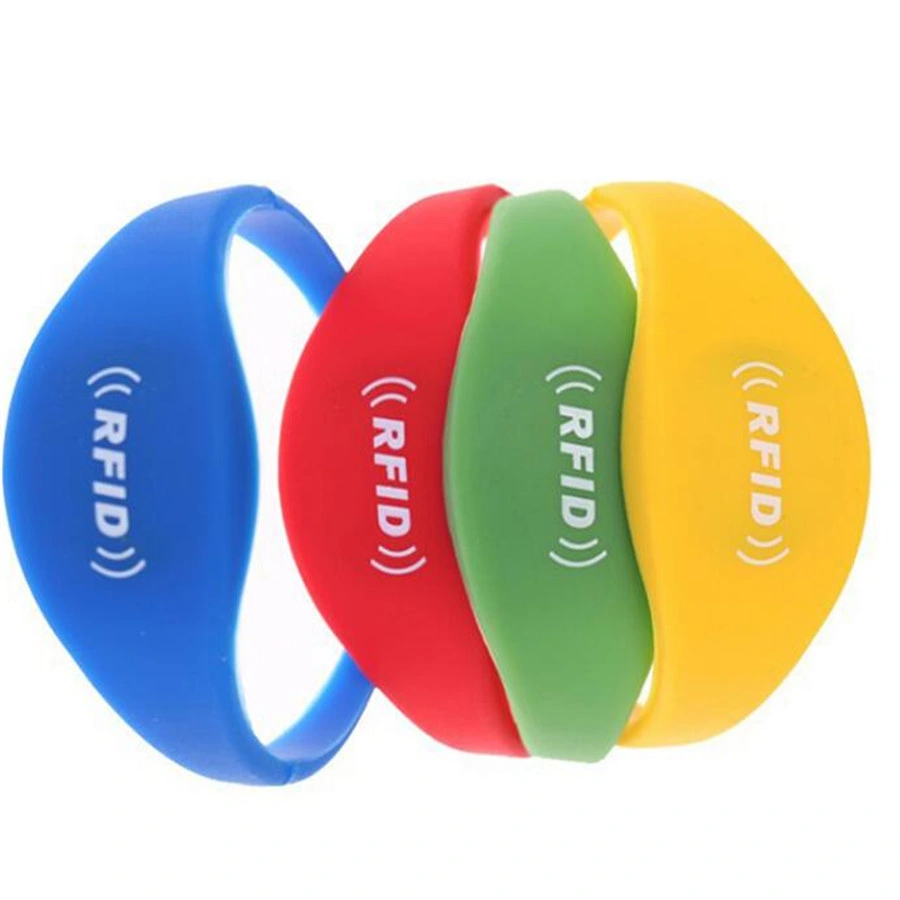 Custom RFID NFC Silicone Wristband Tags Hotel Key Card for Hospital