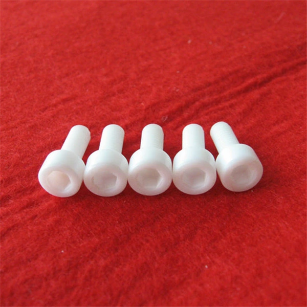 Wear Resistance in Stock Glazed M5 M10 Zro2 Zirconia Ceramic Electrical Screw Spike for Sale