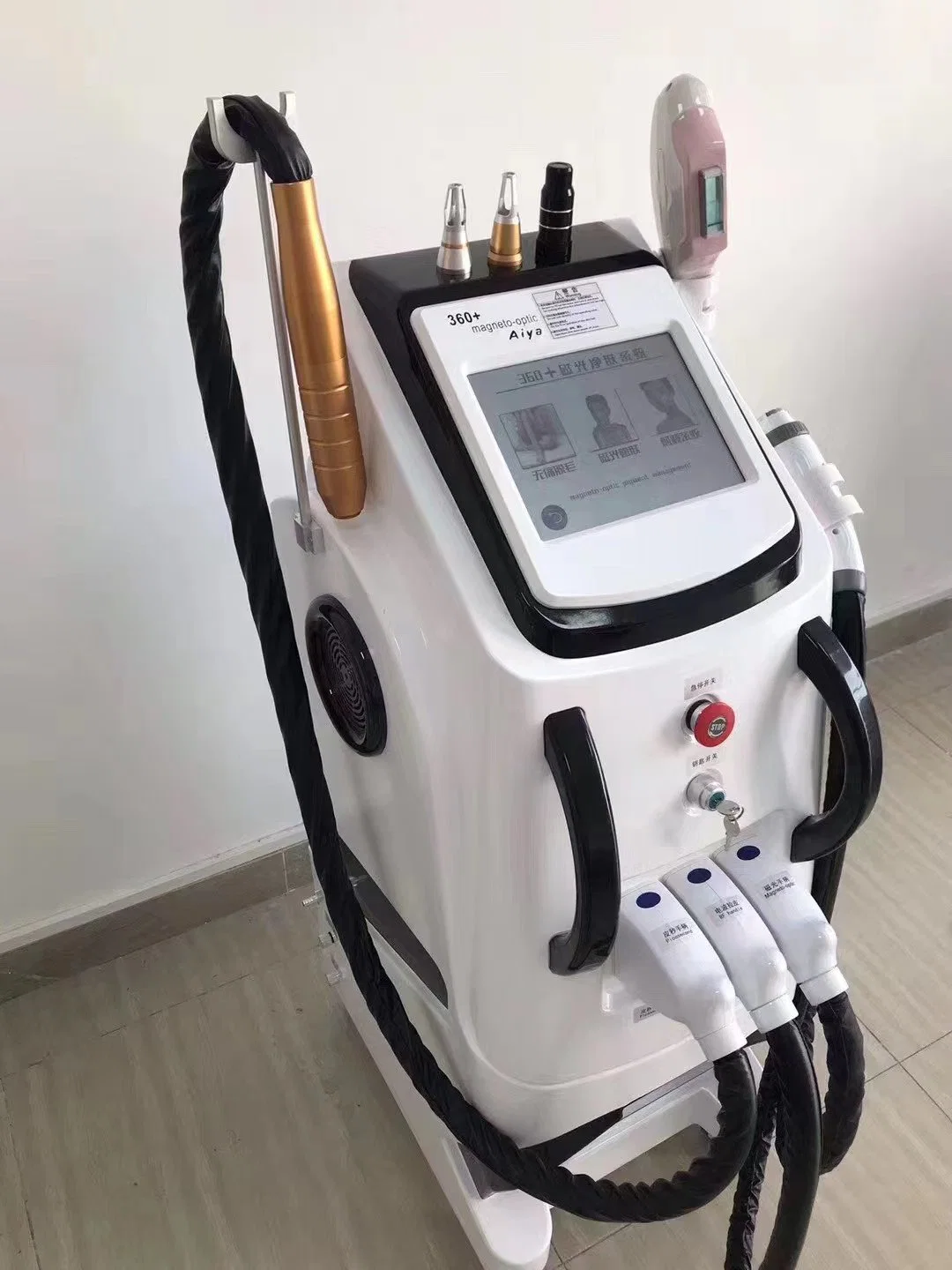 Products 3 in 1 Opt IPL RF ND YAG Permanent Laser Hair Removal and Skin Rejuvenation Machine Beauty Machine