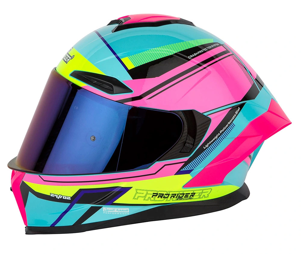 Casque intégral en gros avec double visière, homologué DOT, avec plusieurs couleurs OEM.