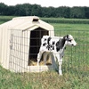 Maison de veau d'extérieur durable de haute qualité pour le bétail.
