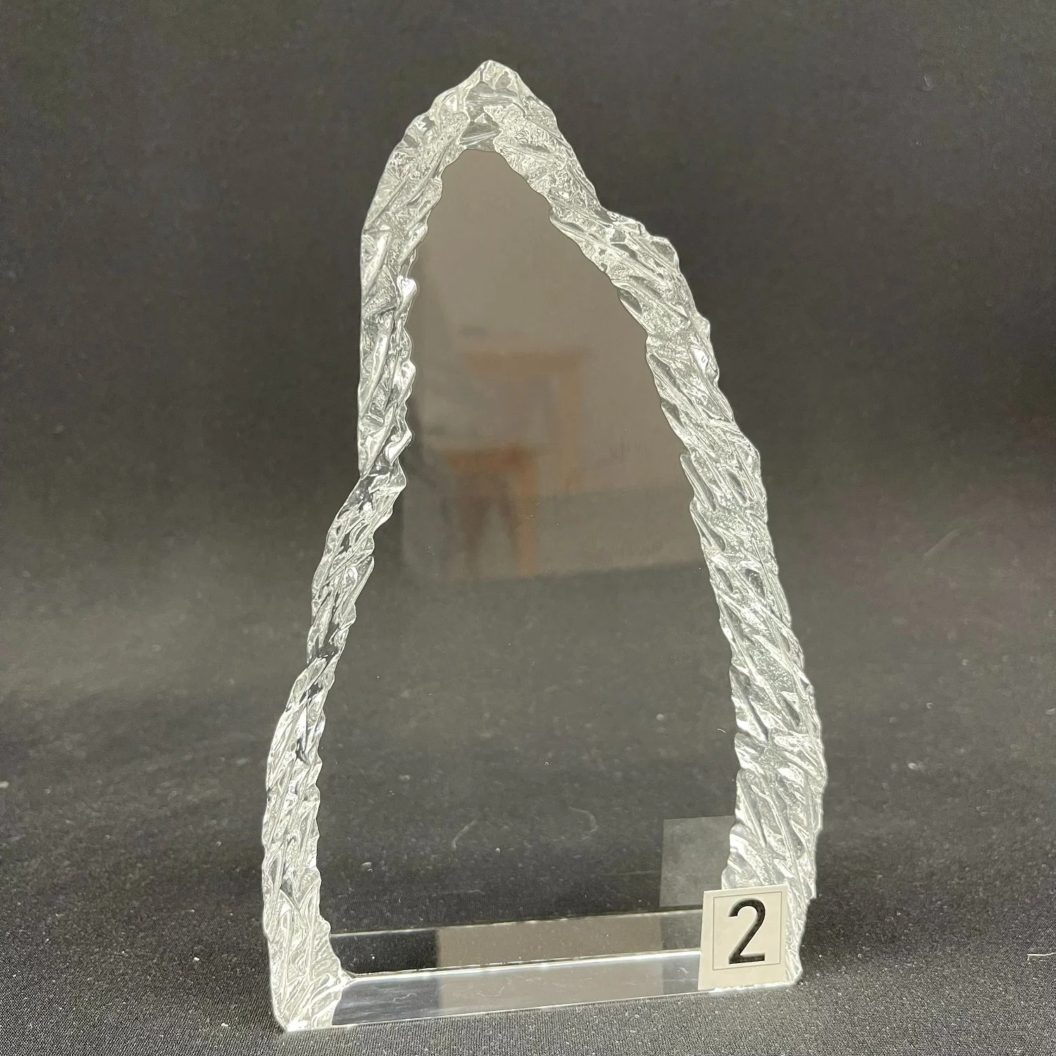 New Spire Crystal Trophy Awards Blue Base