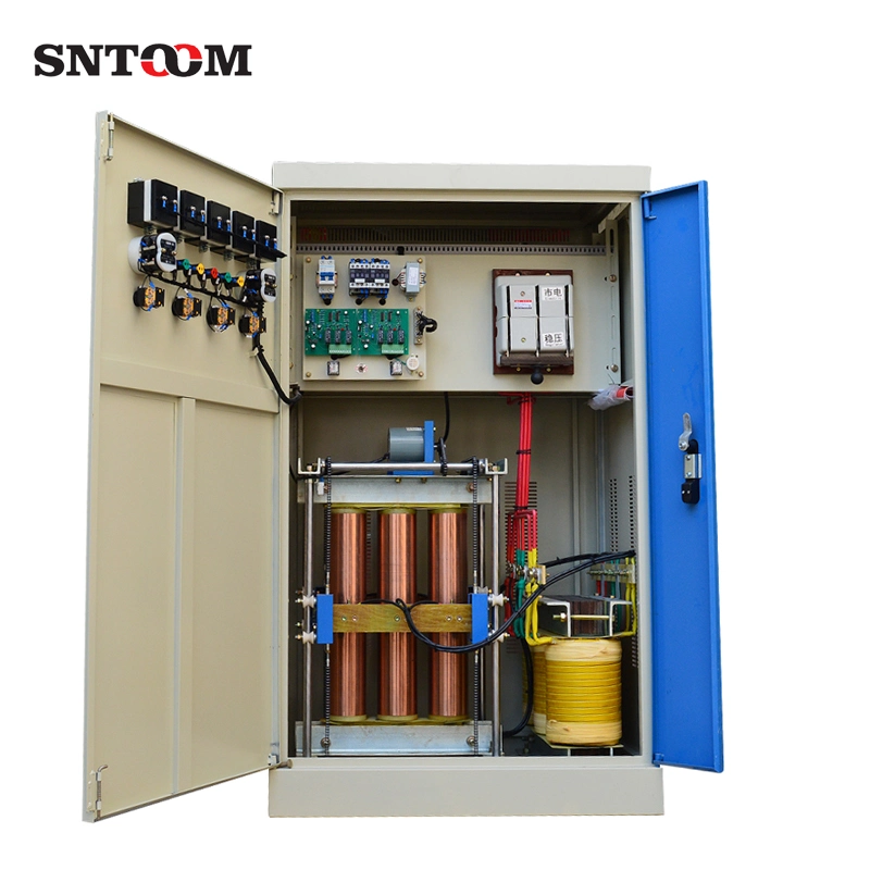 SBW Series 50~600 kVA 380 Volt Automatic Compensation Three Phase AC Power Voltage Protector Stabilizer Industrial