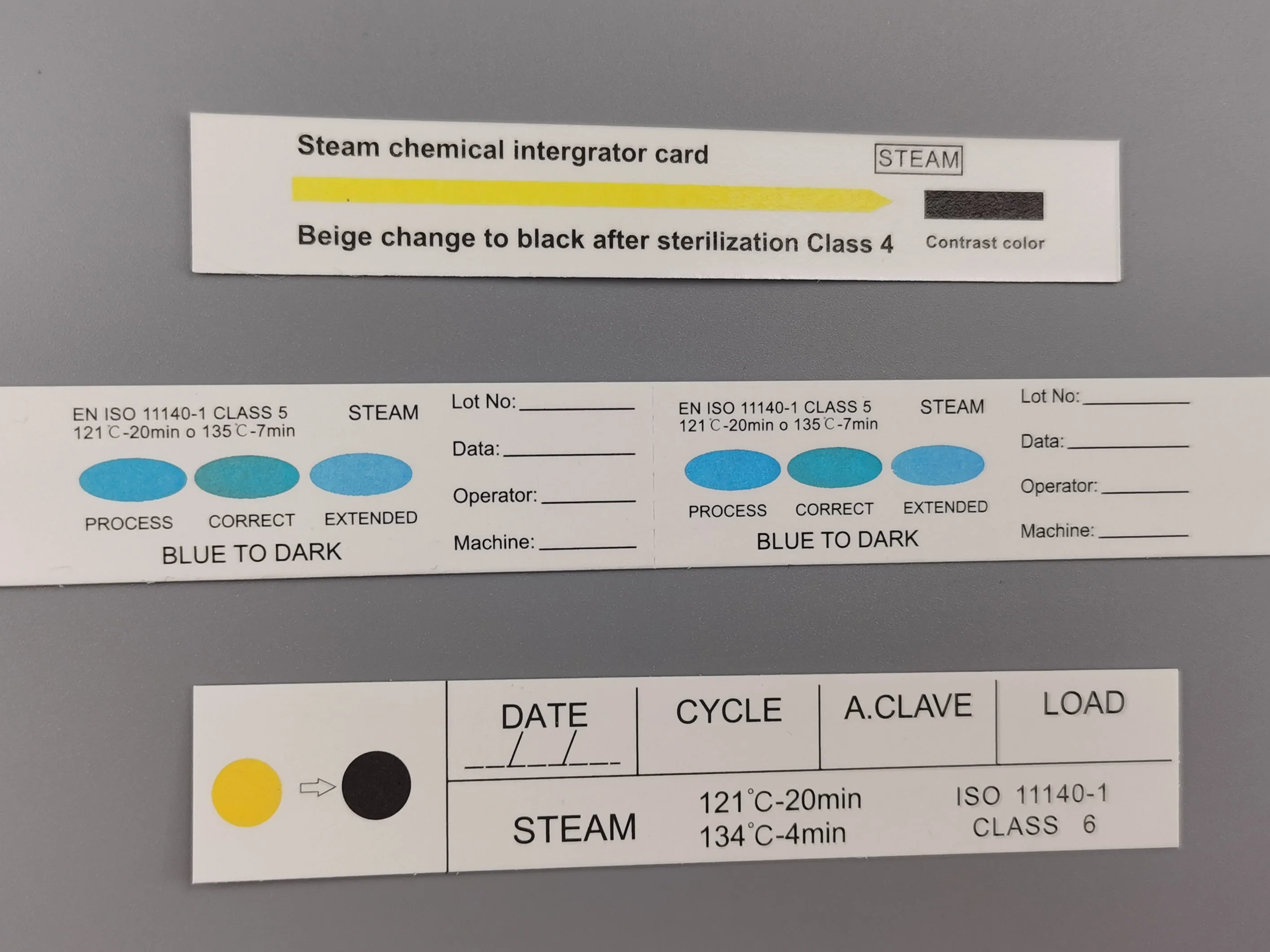 Class 4 Sterilized Indicator Card with CE & ISO