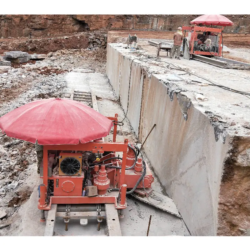 Fontes de fábrica tipo trilho guia máquina de corte de serra de corrente de pedras