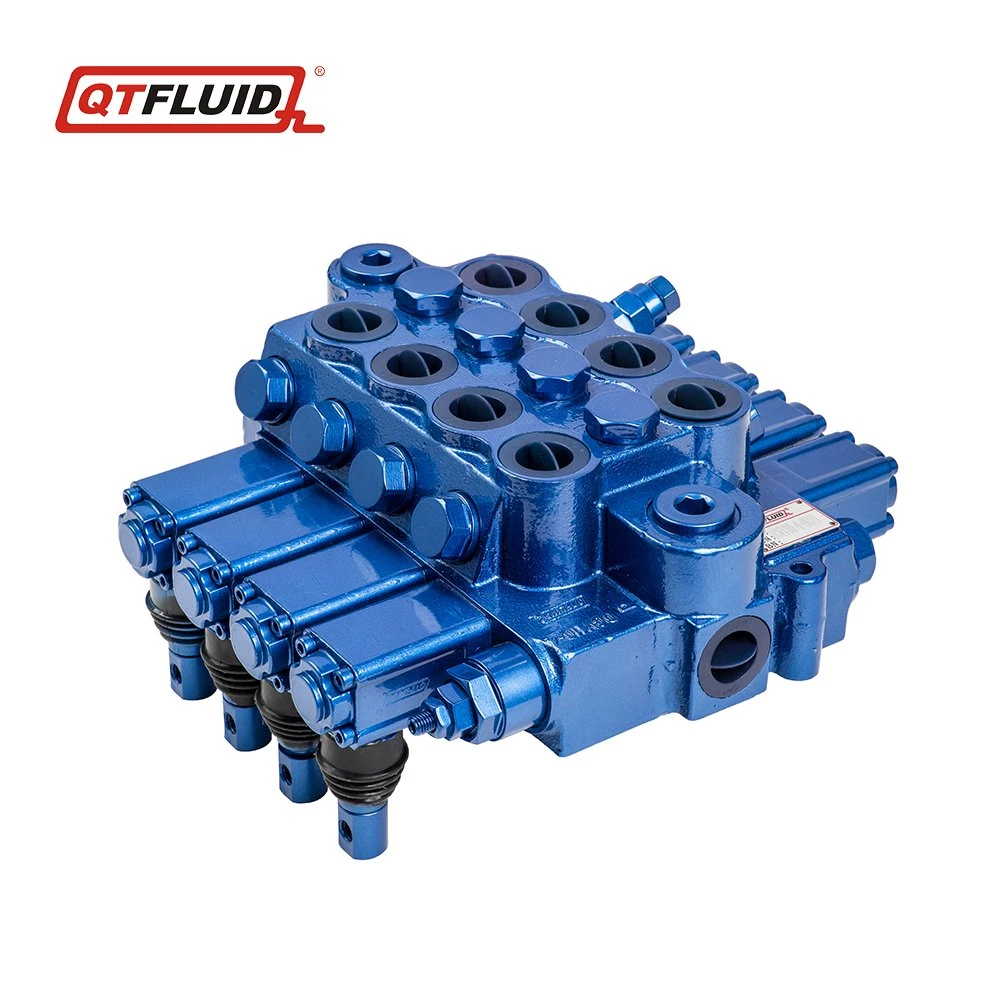 3 Spool Hydraulic Control Valve with Float Position Directional Control Valve for Harvester Application