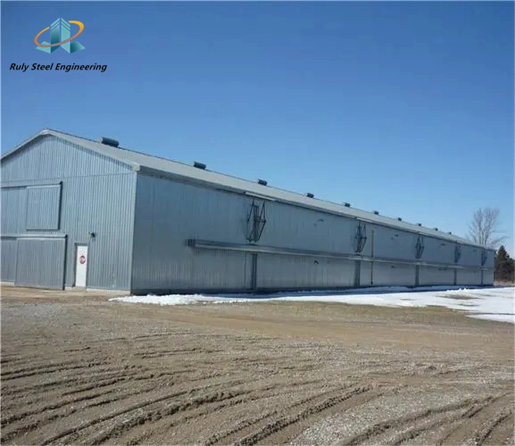 SGS Hot DIP Galvanized Stable Prefabricated Steel Warehouse