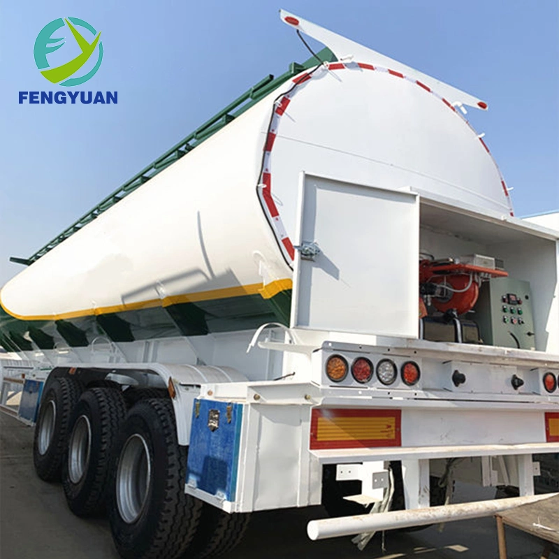 3 Axles Transport Liquid Chemical Acid Fuel Oil Petrol LPG Gas Tank Semi Trailer with Top Quality