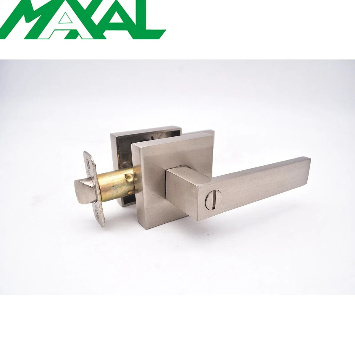 Maxal Aluminium Alloy Privacy Function Door Lock, Tubular Lever Lock, Leverset