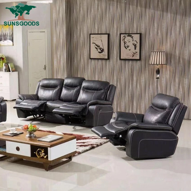 Modern Style Factory Wholesale/Supplier Bonded Leisure Electric / Manual Sofa Furniture 1 2 3