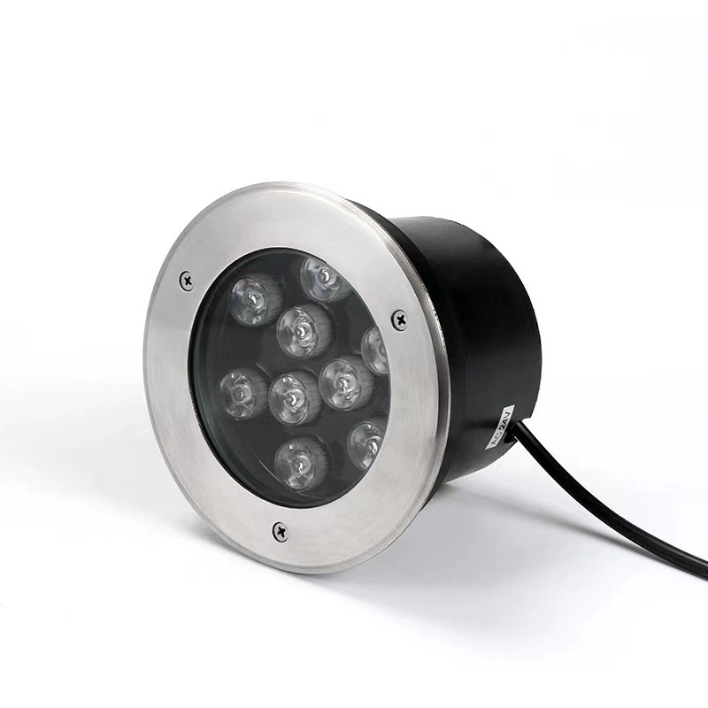 Round Waterproof IP67 Stainless Steel Outdoor Floor Recessed Underground Inground Garden Light