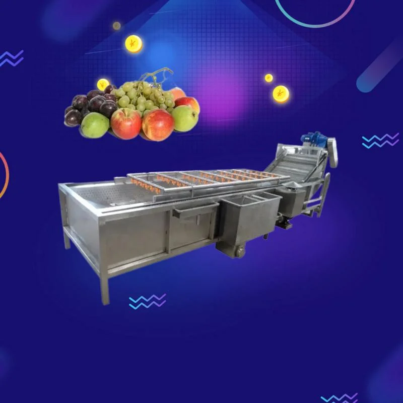 Commercial Industrial Bubble Fruit Avocado Mango Vegetable Potato Washing Machine/Frozen Vegetable Production Line