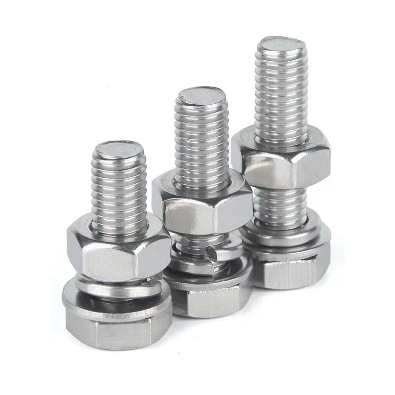 High quality/High cost performance  White Zinc Plated Full Thread Carbon Steel Hex Bolt