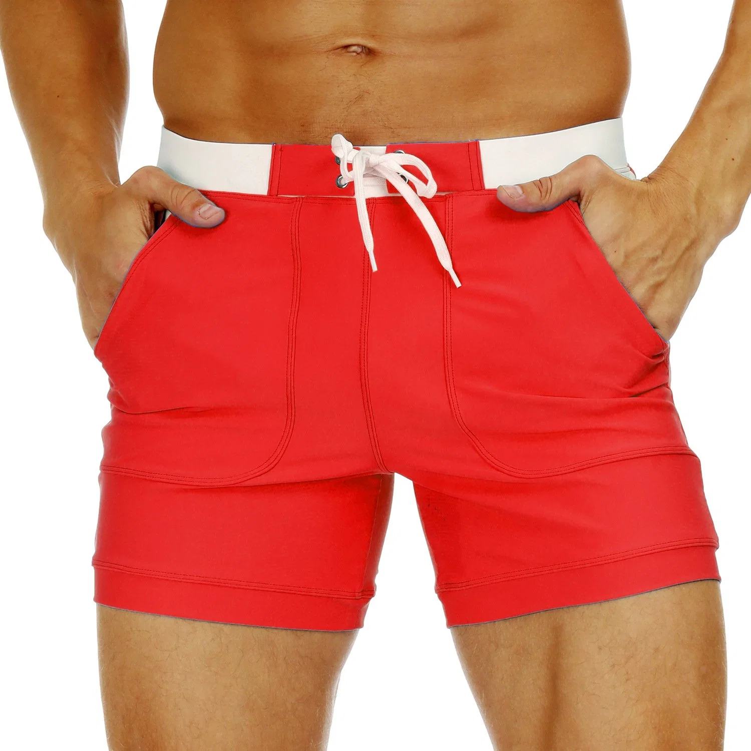 Cordão de placa de Natação Shorts Custom Mens nadar curtos troncos nadar Casual