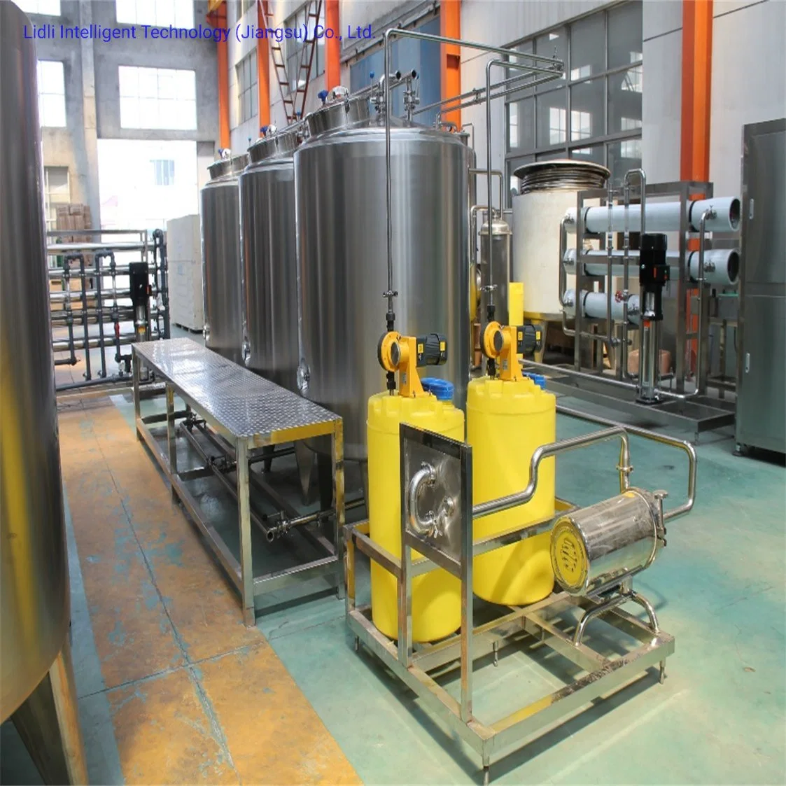 Stainless Steel Water Storage Tank Machine SS316L CIP Cleaning System