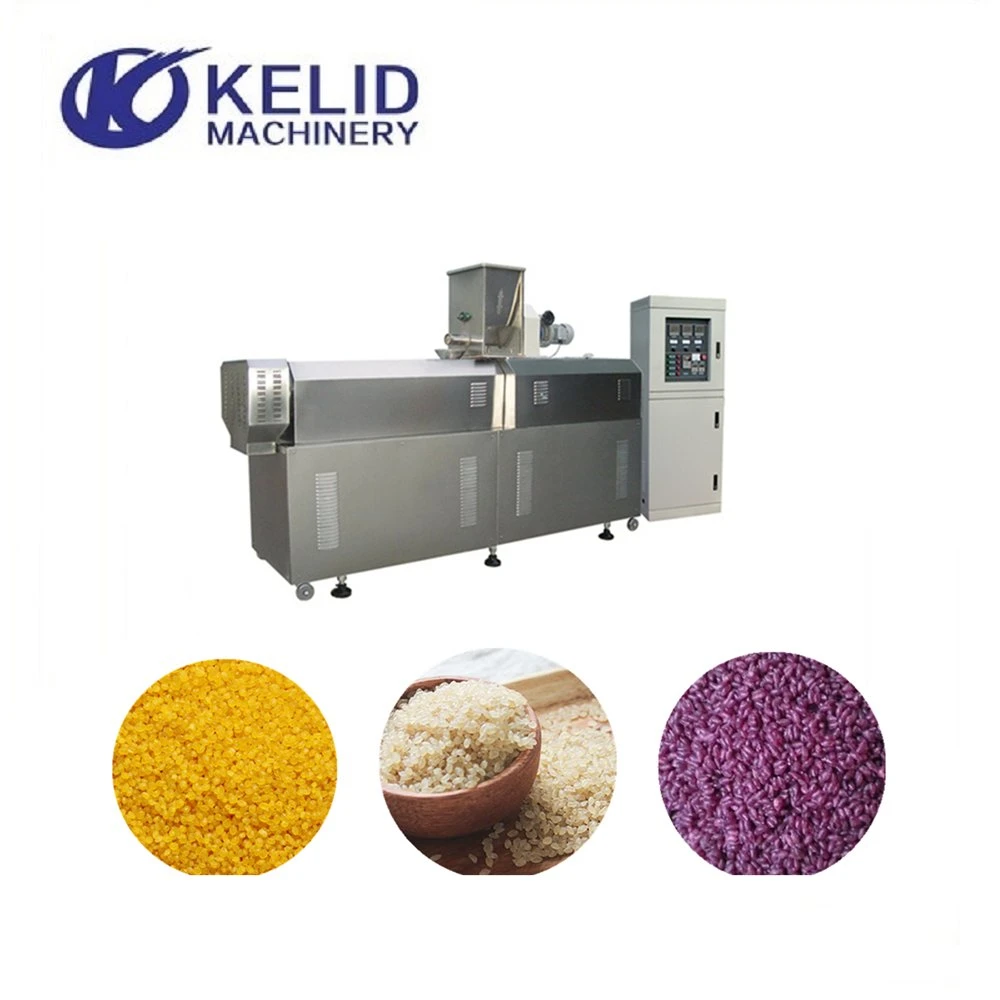 Fully Automatic Fortified Nutrition Rice Food Screw Extruder Making Machine