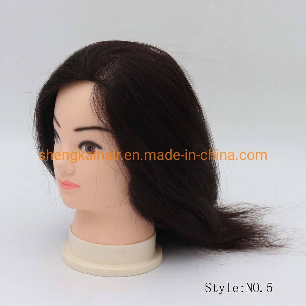 Mayorista/Proveedor Premium Real humano pelo peluquería estilo femenino de entrenamiento Mannequin Cabeza