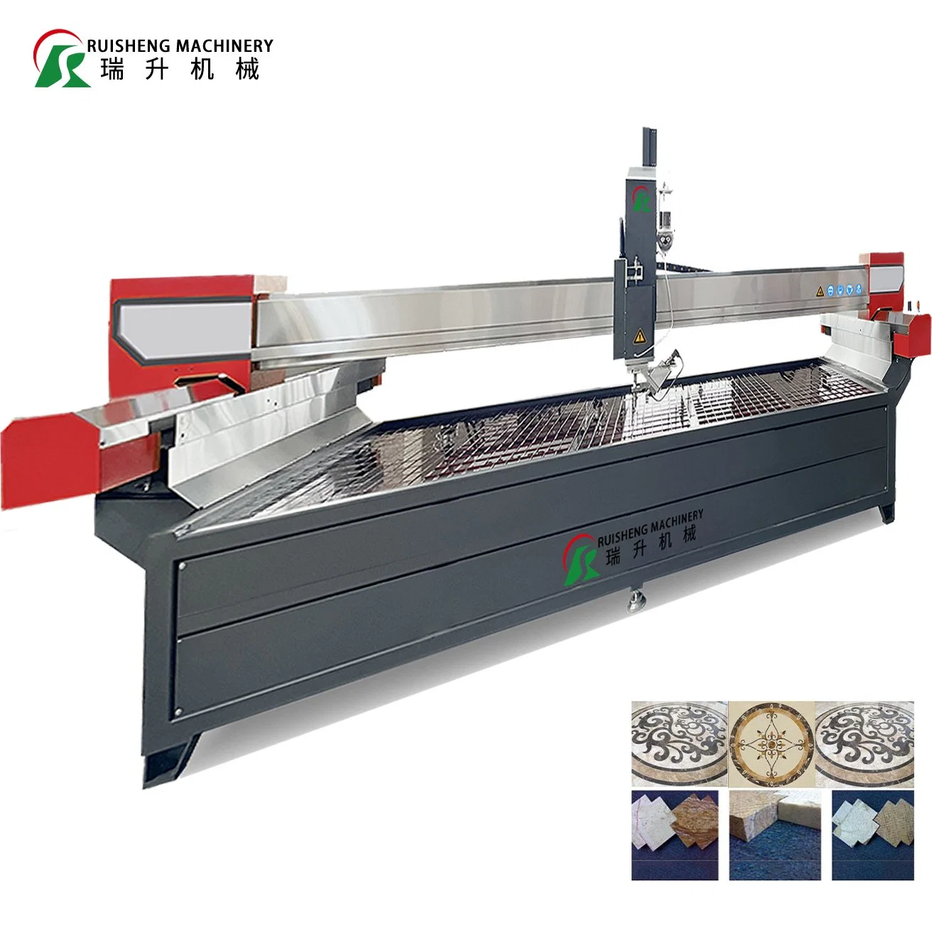 Original Factory CNC Five-Axis Waterjet Universal Cutting Building Materials Processing Machine Ceramics Stone Granite, Marble, Glass Cutting Machine