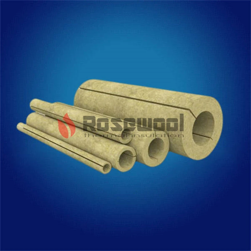 Building Material Rock Wool Pipe with Good Sound Insulation Capability