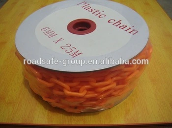 Beijing Roadsafe 6mm/8mm Colorful Plastic Chain, Plastic Chain Link