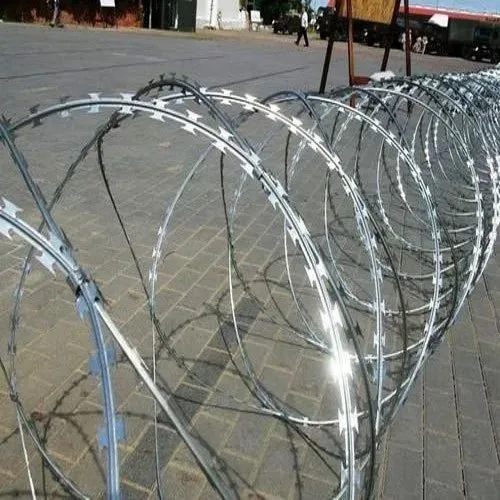 Stainless Steel Concertina Wire Border Barrier