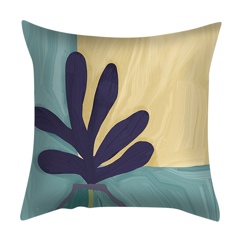 Abstract Geometric Plant Flower Home Children Silk Pillowcase