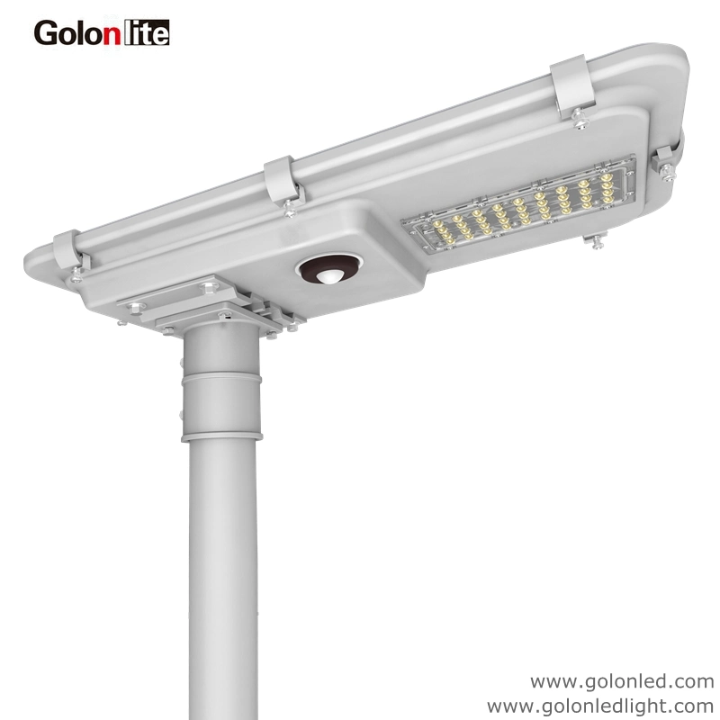 160lm/W Super Bright 8W 1280lm All in One Integrated Outdoor Lighting Solar LED Street Light