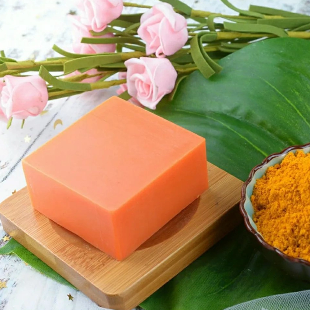 Wholesale/Supplier Herbal Ginger Turmeric Bath Soap Whitening Body Tumeric Turmeric Soap