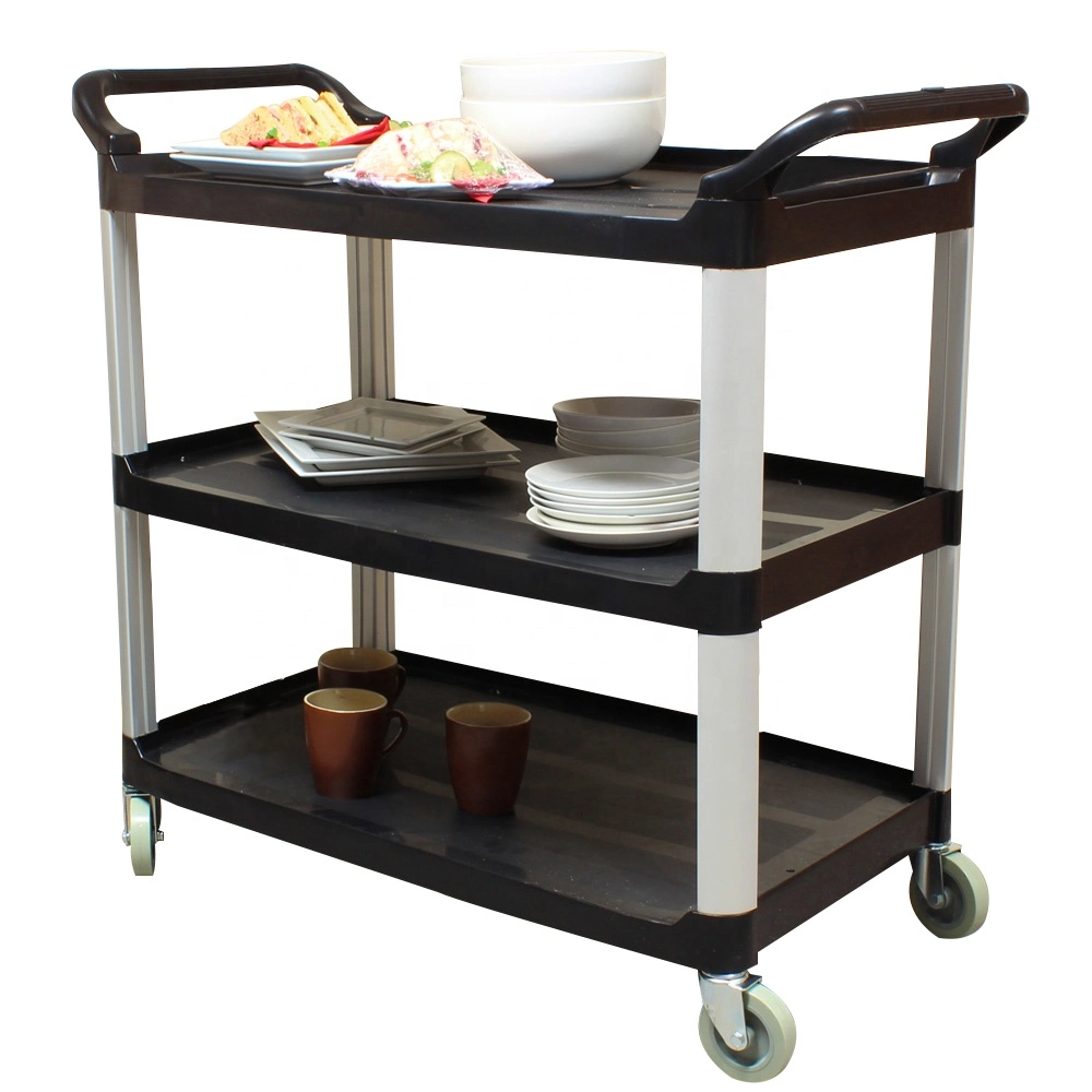 Factory Directly China New Design Four-Wheel Hard PP Plastic Trolley for Hotel