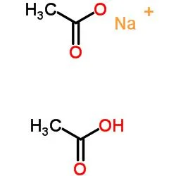 المواد الحافظة الطعام Sodium Diacetate Powder Crystal CAS126-96-5 أكيتات الصوديوم