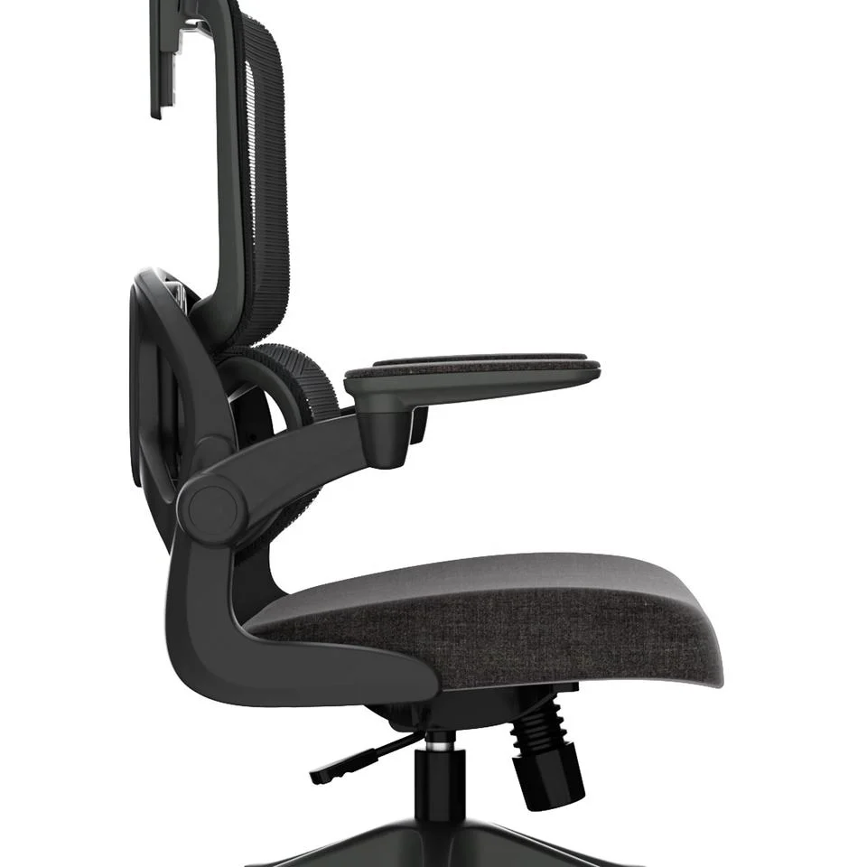 Anji Factory MID Back Adjustable Office Mesh Swivel High Back Office Ergonomic Chair Swivel New Design Armrest