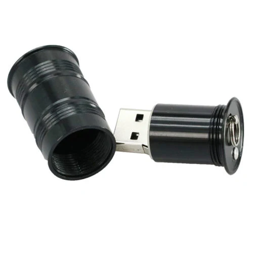 Tambour d'huile mini-métal en forme de lecteur Flash USB