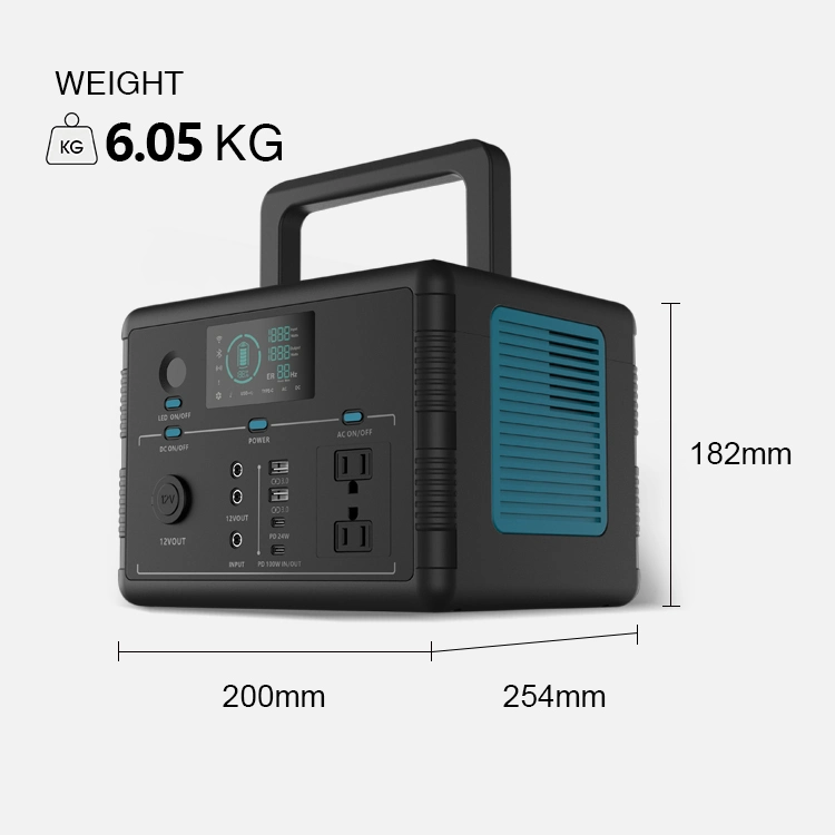 Eletrodomésticos Carregar 500W Gerador Solar a energia da bateria do sistema de armazenamento para celulares