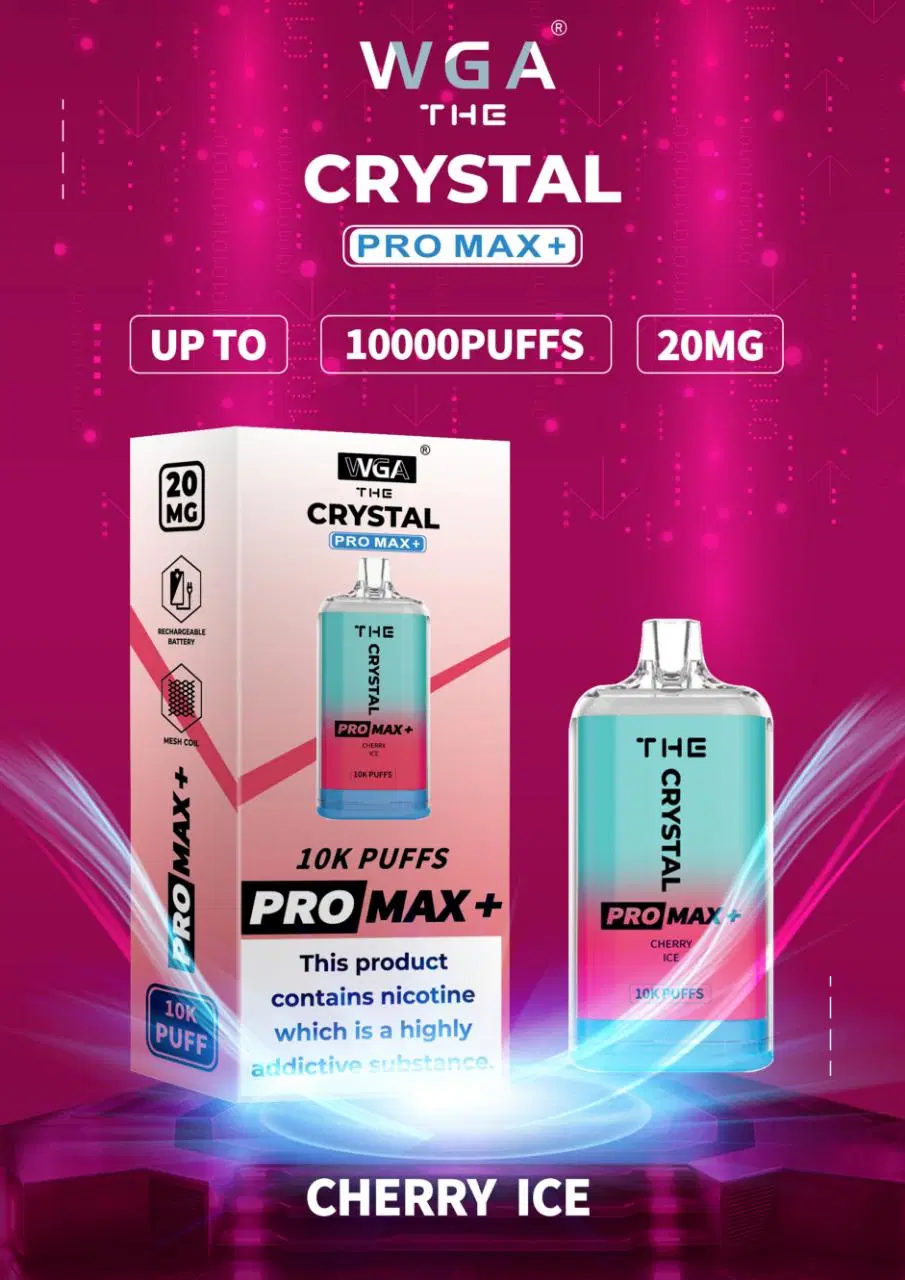 New Arrival Vape The Crystal PRO Max 10000 Puff Wholesale/Supplier I Vape 850mAh Disposable/Chargeable Vape Portable E Cigarette Amazing Crystal Vape